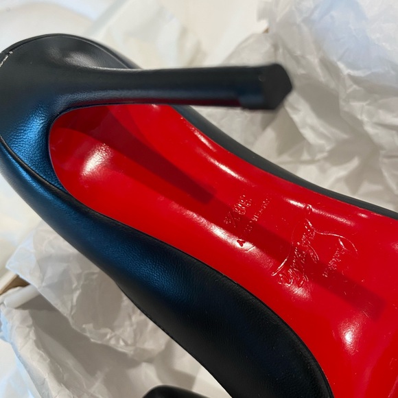pigalle follies 85mm patent red sole pump